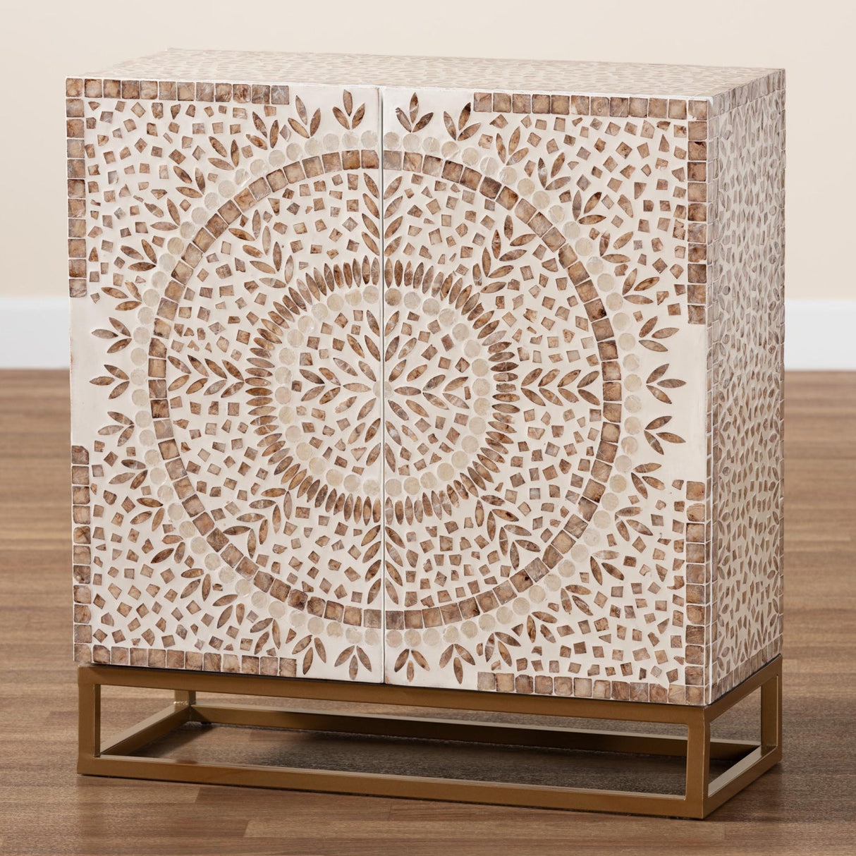   Modern European furniture - Floral Mother Of Pearl Cabinet - www.oroa.com | Oroa.com