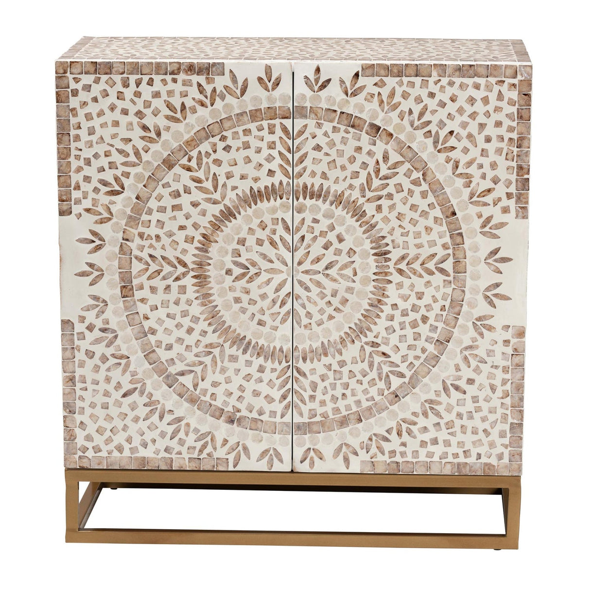   Modern European furniture - Floral Mother Of Pearl Cabinet - www.oroa.com | Oroa.com