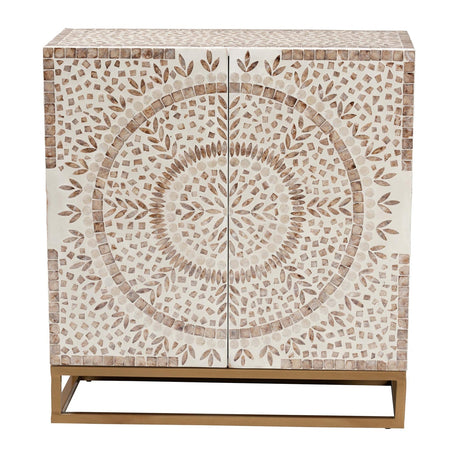   Modern European furniture - Floral Mother Of Pearl Cabinet - www.oroa.com | Oroa.com