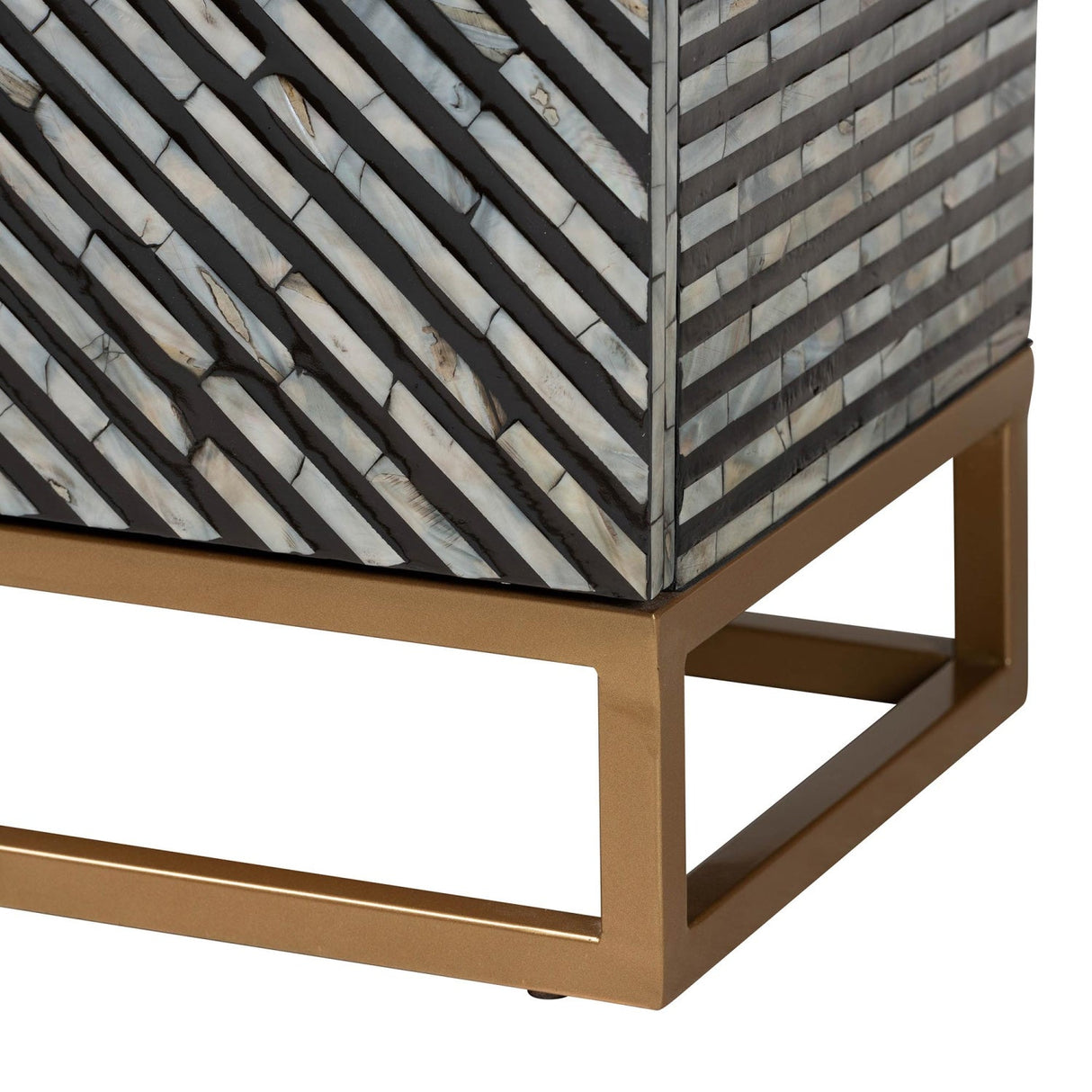   Modern European furniture - Black Gray 2 Door Cabinet - www.oroa.com | Oroa.com