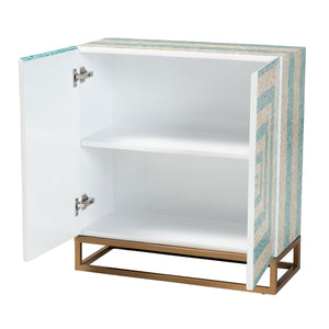   Modern European furniture - Two Toned Mother Of Pearl Cabinet - www.oroa.com | Oroa.com