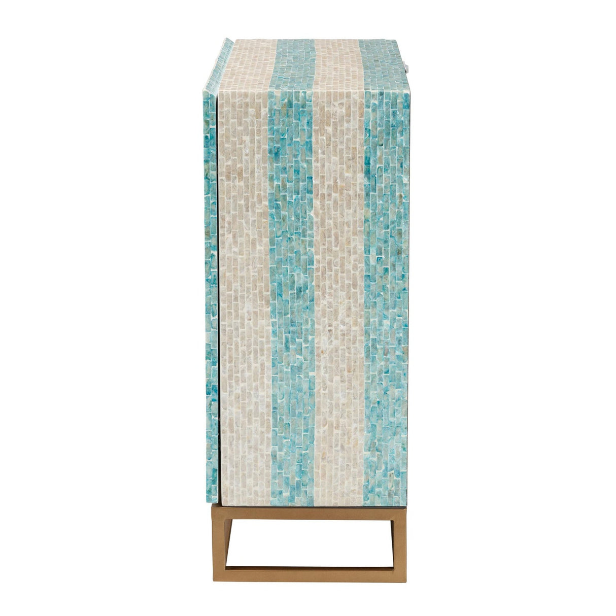   Modern European furniture - Two Toned Mother Of Pearl Cabinet - www.oroa.com | Oroa.com