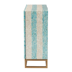   Modern European furniture - Two Toned Mother Of Pearl Cabinet - www.oroa.com | Oroa.com