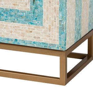   Modern European furniture - Two Toned Mother Of Pearl Cabinet - www.oroa.com | Oroa.com