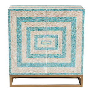   Modern European furniture - Two Toned Mother Of Pearl Cabinet - www.oroa.com | Oroa.com
