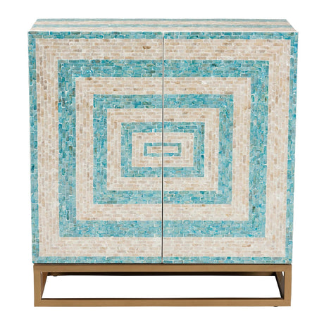   Modern European furniture - Two Toned Mother Of Pearl Cabinet - www.oroa.com | Oroa.com