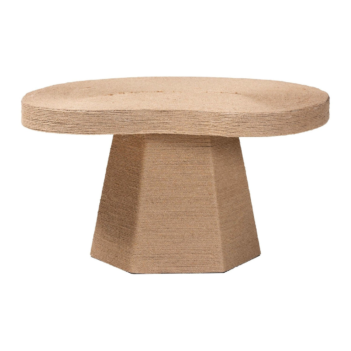   Modern European furniture - Organic Shaped Jute Coffee Table - www.oroa.com | Oroa.com