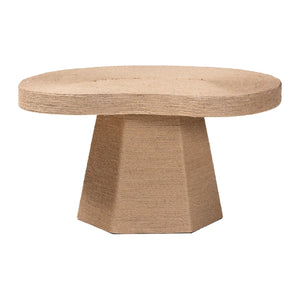   Modern European furniture - Organic Shaped Jute Coffee Table - www.oroa.com | Oroa.com