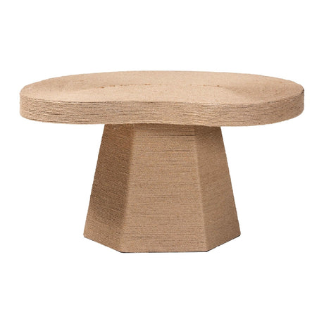  Modern European furniture - Organic Shaped Jute Coffee Table - www.oroa.com | Oroa.com