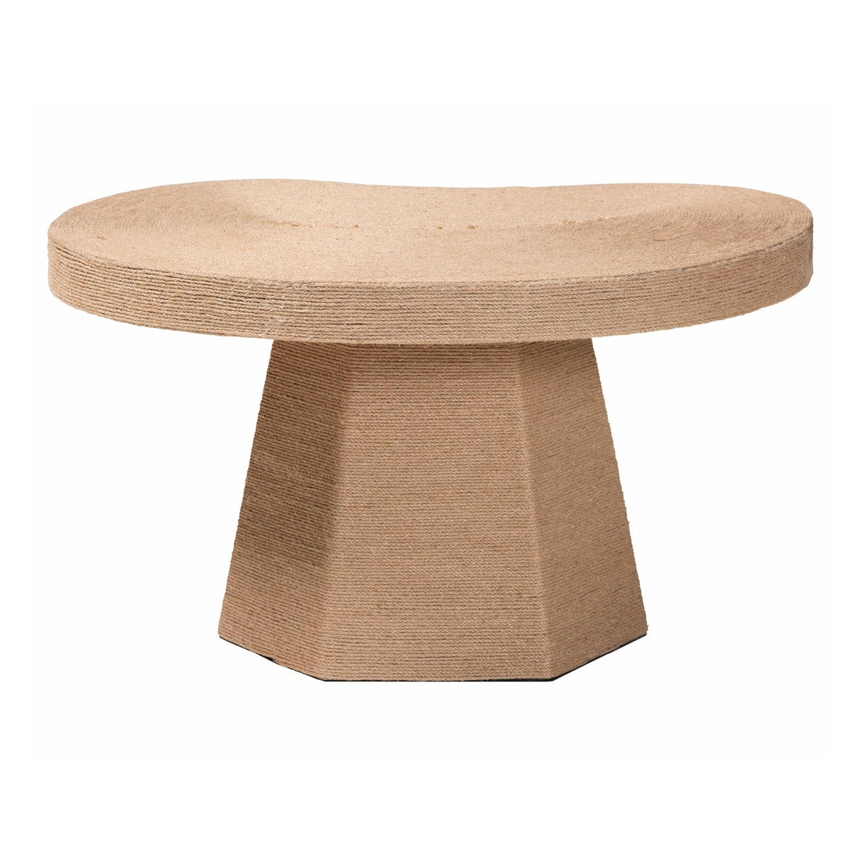   Modern European furniture - Organic Shaped Jute Coffee Table - www.oroa.com | Oroa.com