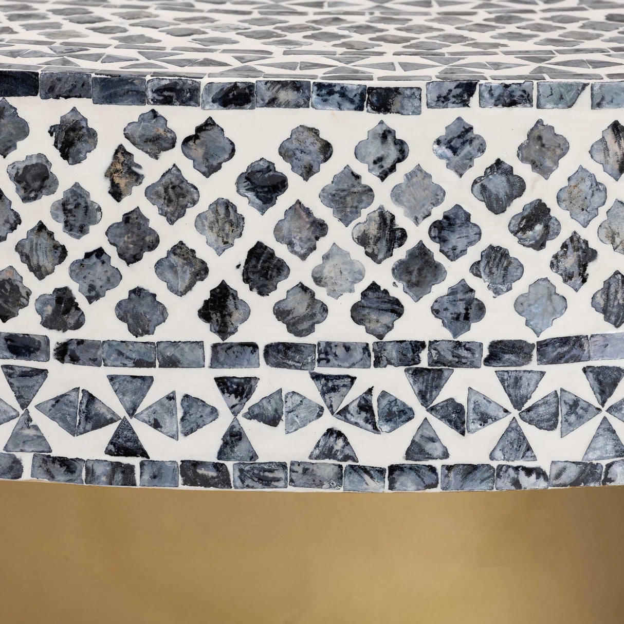   Modern European furniture - Mosaic Capiz Shell Coffee Table - www.oroa.com | Oroa.com