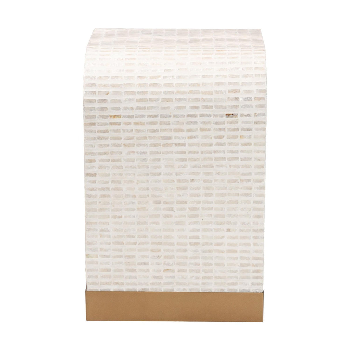   Modern European furniture - White Capiz Shell Accent Tables 3 - www.oroa.com | Oroa.com