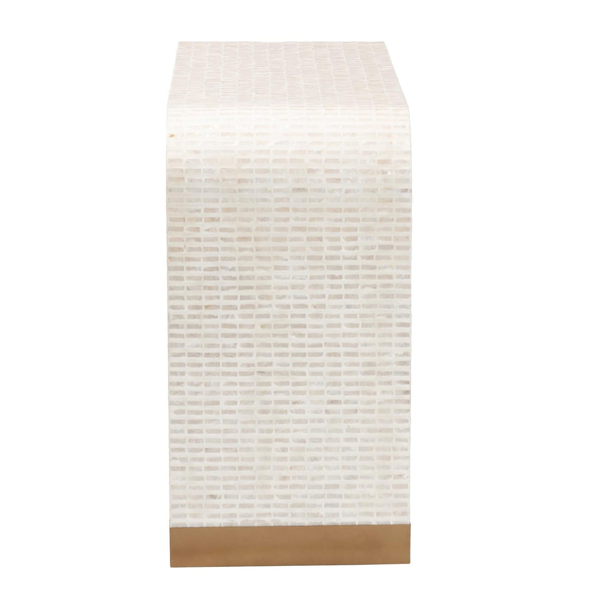   Modern European furniture - White Capiz Shell Console Table - www.oroa.com | Oroa.com
