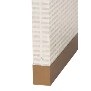   Modern European furniture - White Capiz Shell Console Table - www.oroa.com | Oroa.com