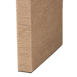   Modern European furniture - Woven Jute Japandi Console Table - www.oroa.com | Oroa.com