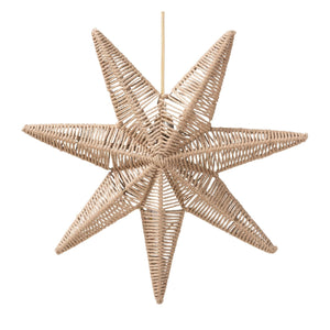   Modern European furniture - Star Shaped Jute Pendant Lamp - www.oroa.com | Oroa.com