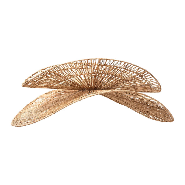 Modern European furniture - Woven Jute Floral Pendant Lamp - www.oroa.com