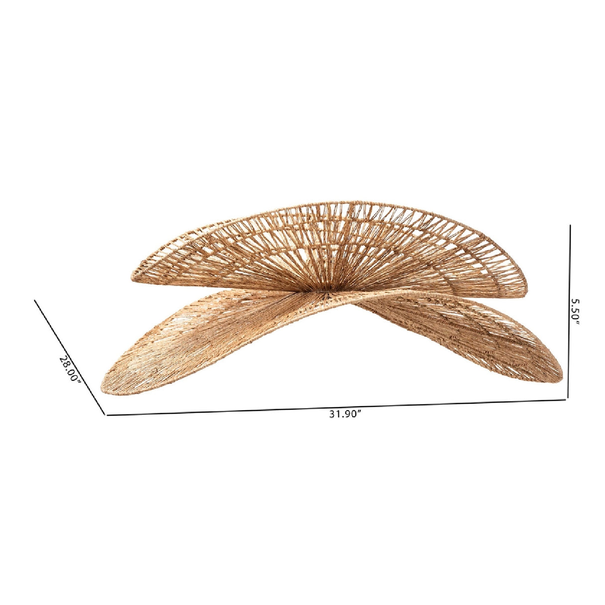   Modern European furniture - Woven Jute Floral Pendant Lamp - www.oroa.com | Oroa.com