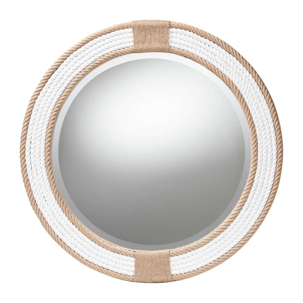   Modern European furniture - Round Woven Jute Mirror - www.oroa.com | Oroa.com