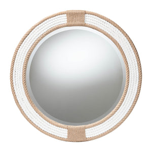   Modern European furniture - Round Woven Jute Mirror - www.oroa.com | Oroa.com