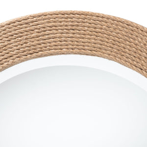   Modern European furniture - Woven Rope Round Mirror - www.oroa.com | Oroa.com