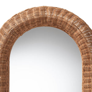   Modern European furniture - Arched Wicker Wall Mirror - www.oroa.com | Oroa.com