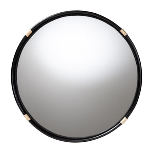   Modern European furniture - Round Black Rattan Wall Mirror - www.oroa.com | Oroa.com