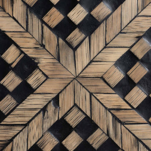   Modern European furniture - Diamond Pattern Bamboo End Table - www.oroa.com | Oroa.com