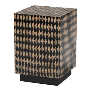   Modern European furniture - Diamond Pattern Bamboo End Table - www.oroa.com | Oroa.com