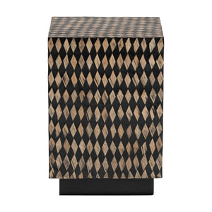   Modern European furniture - Diamond Pattern Bamboo End Table - www.oroa.com | Oroa.com