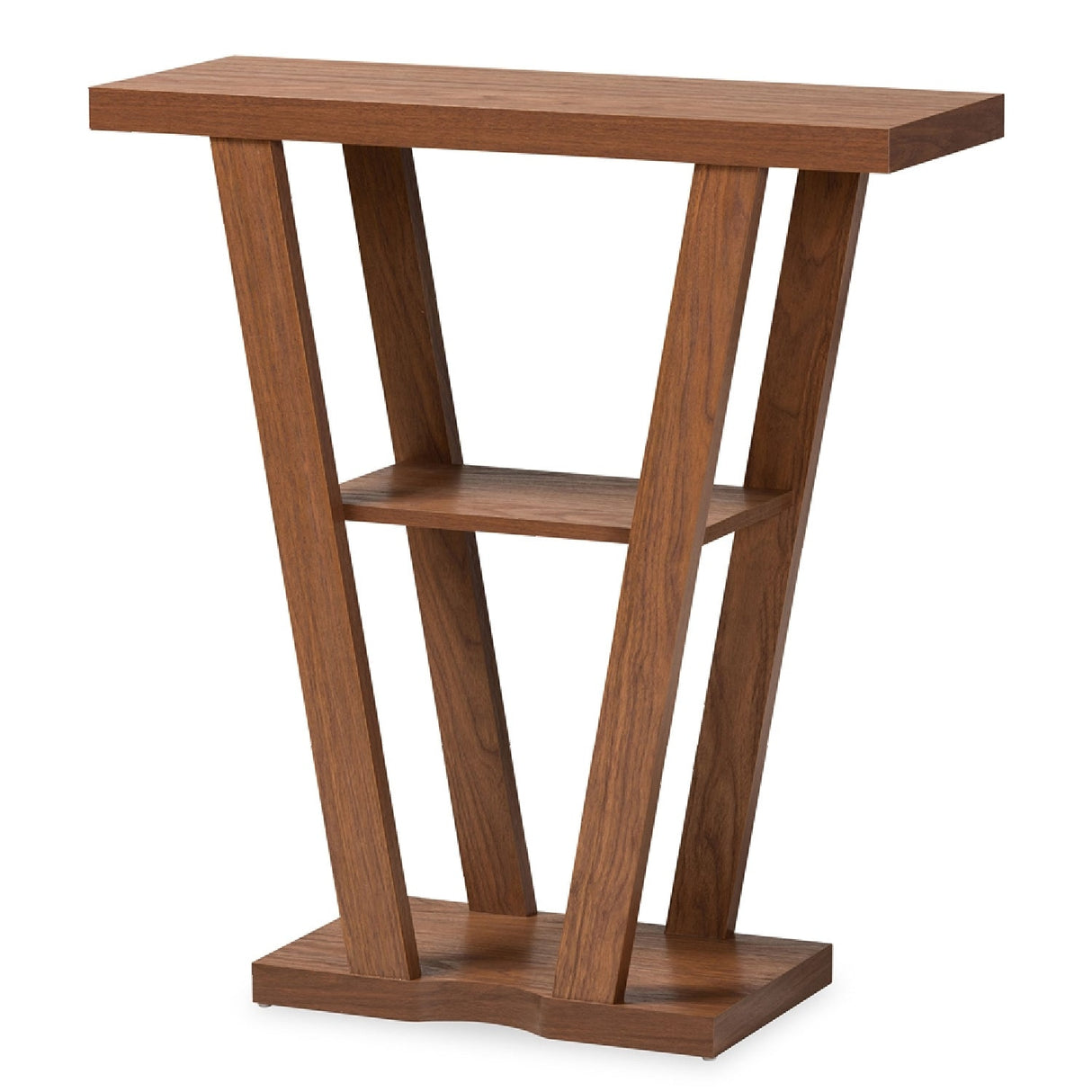   Modern European furniture - Walnut Angular Console Table - www.oroa.com | Oroa.com