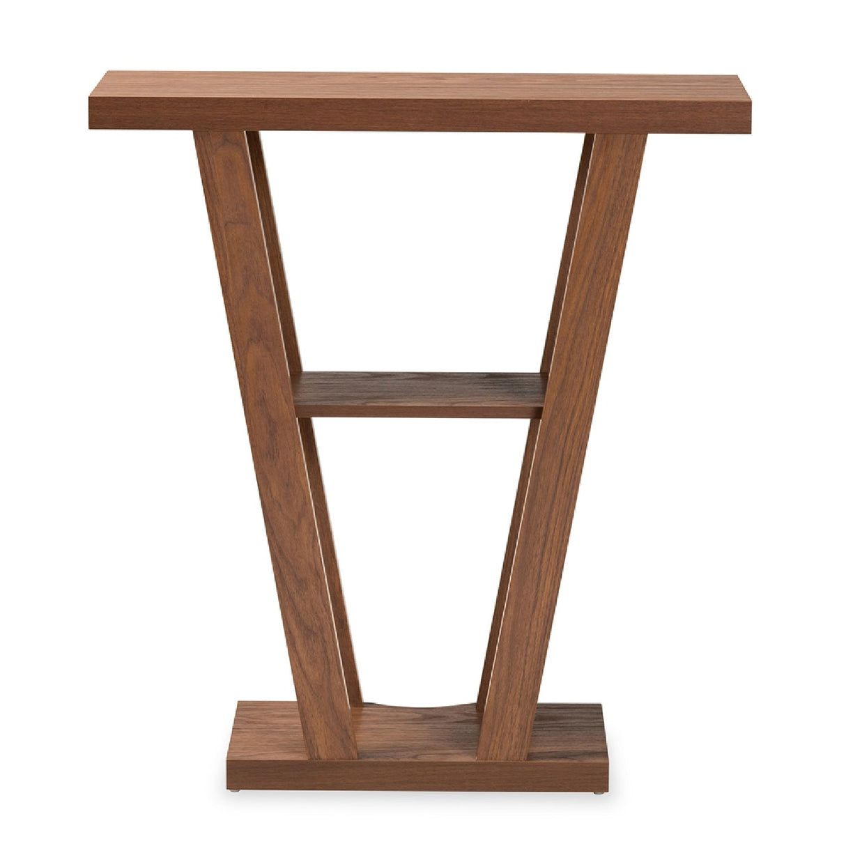   Modern European furniture - Walnut Angular Console Table - www.oroa.com | Oroa.com