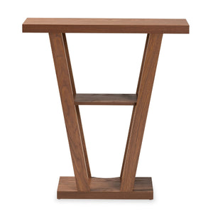   Modern European furniture - Walnut Angular Console Table - www.oroa.com | Oroa.com