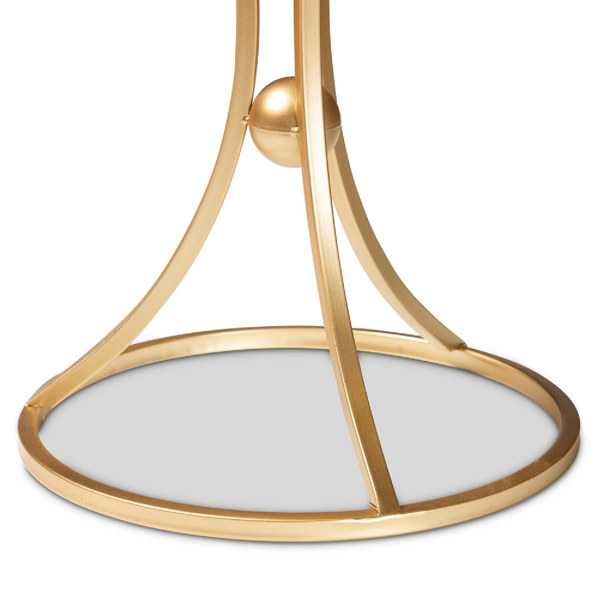   Modern European furniture - Gold Concave Marble End Table - www.oroa.com | Oroa.com