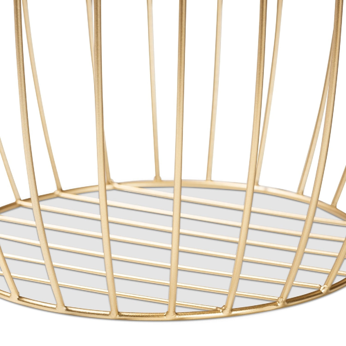   Modern European furniture - Gold Openwork Frame End Table - www.oroa.com | Oroa.com
