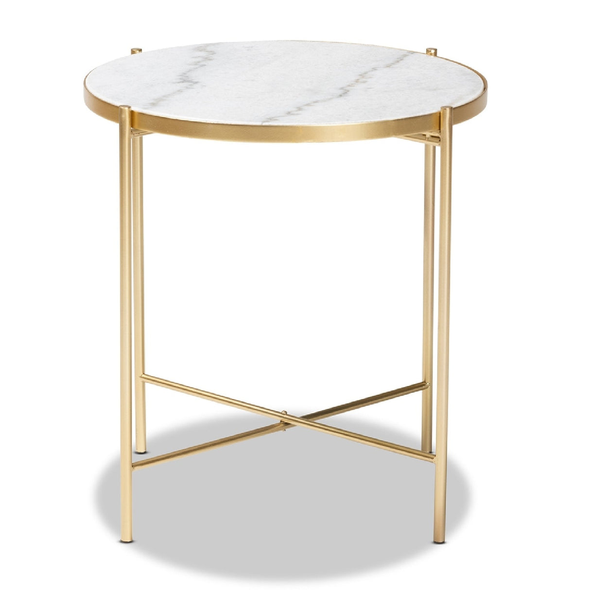   Modern European furniture - Round Marble End Table - www.oroa.com | Oroa.com