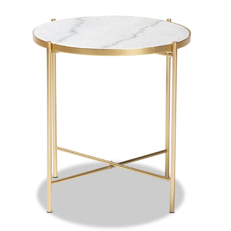   Modern European furniture - Round Marble End Table - www.oroa.com | Oroa.com