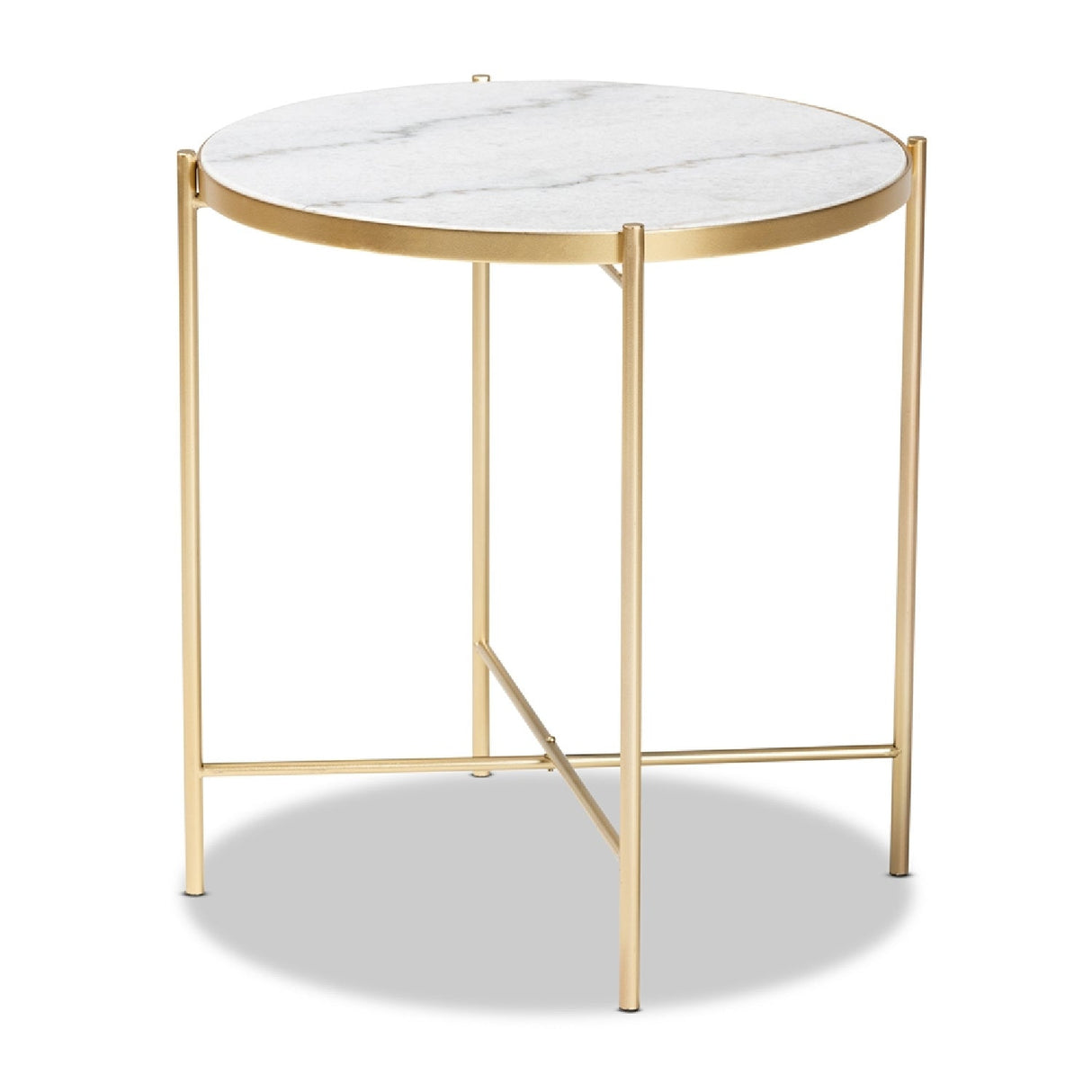   Modern European furniture - Round Marble End Table - www.oroa.com | Oroa.com
