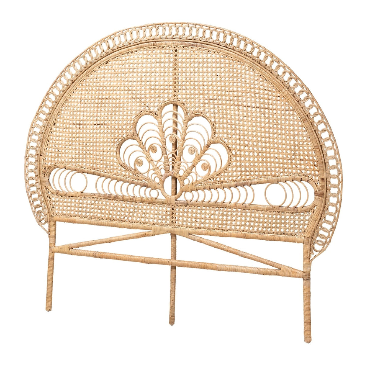   Modern European furniture - Rattan Bohemian Quuen Size Headboard - www.oroa.com | Oroa.com