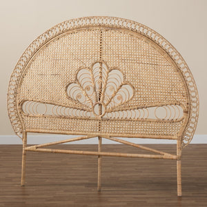   Modern European furniture - Rattan Bohemian Quuen Size Headboard - www.oroa.com | Oroa.com