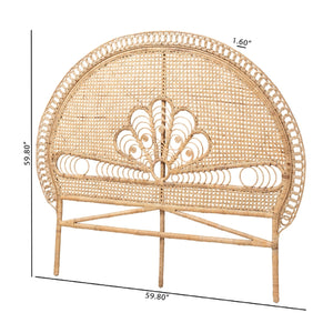   Modern European furniture - Rattan Bohemian Quuen Size Headboard - www.oroa.com | Oroa.com