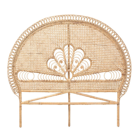  Modern European furniture - Rattan Bohemian Quuen Size Headboard - www.oroa.com | Oroa.com