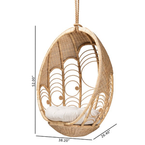  Modern European furniture - Woven Indoor Semi Outdooor Rattan Hanging Chair - www.oroa.com | Oroa.com
