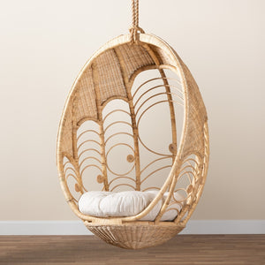   Modern European furniture - Woven Indoor Semi Outdooor Rattan Hanging Chair - www.oroa.com | Oroa.com
