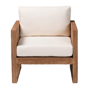   Modern European furniture - Bleached Seagrass Accent Chair - www.oroa.com | Oroa.com