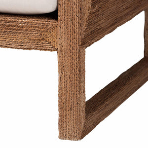   Modern European furniture - Bleached Seagrass Accent Chair - www.oroa.com | Oroa.com