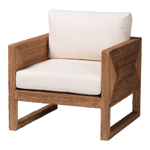   Modern European furniture - Bleached Seagrass Accent Chair - www.oroa.com | Oroa.com