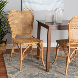   Contract furniture - Natural Rattan Dining Chair - www.oroatrade.com | Oroa.com