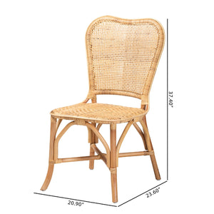   Contract furniture - Natural Rattan Dining Chair - www.oroatrade.com | Oroa.com