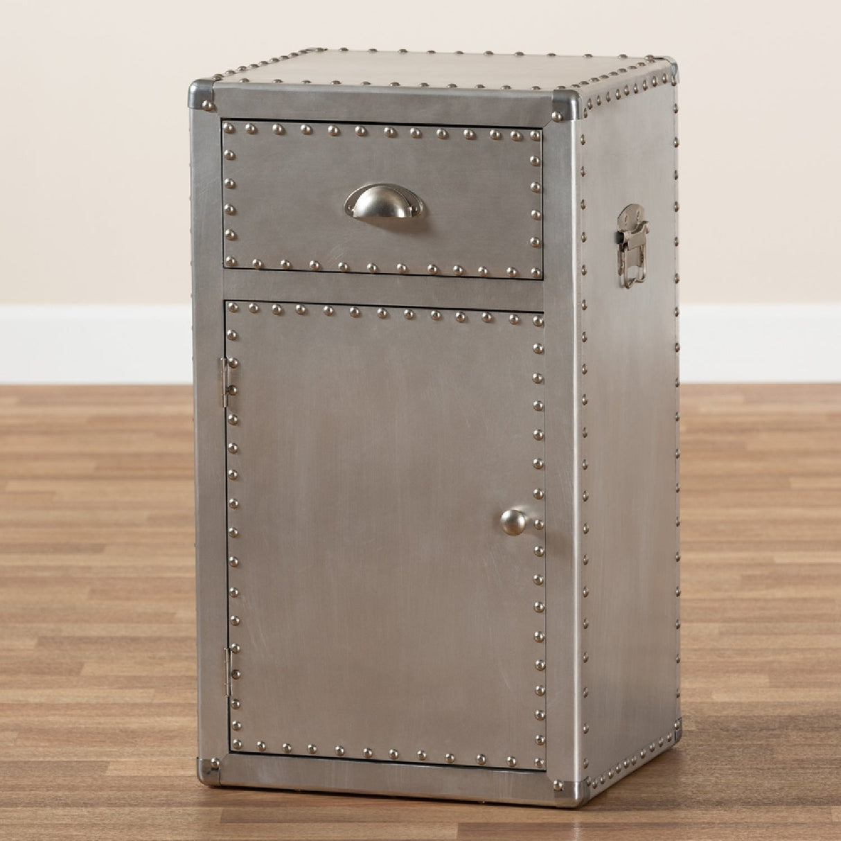   Modern European furniture - Silver Industrial Storage Cabinet - www.oroa.com | Oroa.com